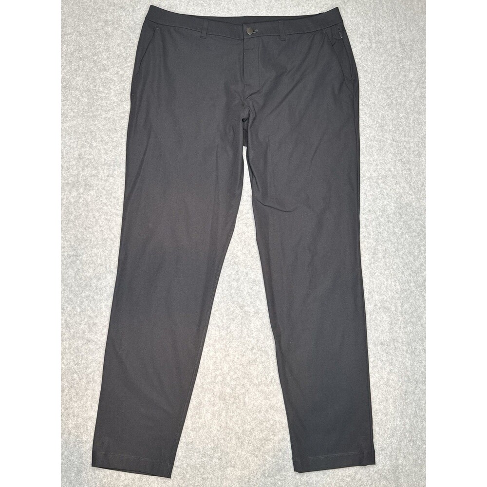 Lululemon ABC Trouser Classic Fit 5 Pocket Pant Mens 36x30 Obsidian Warpstreme